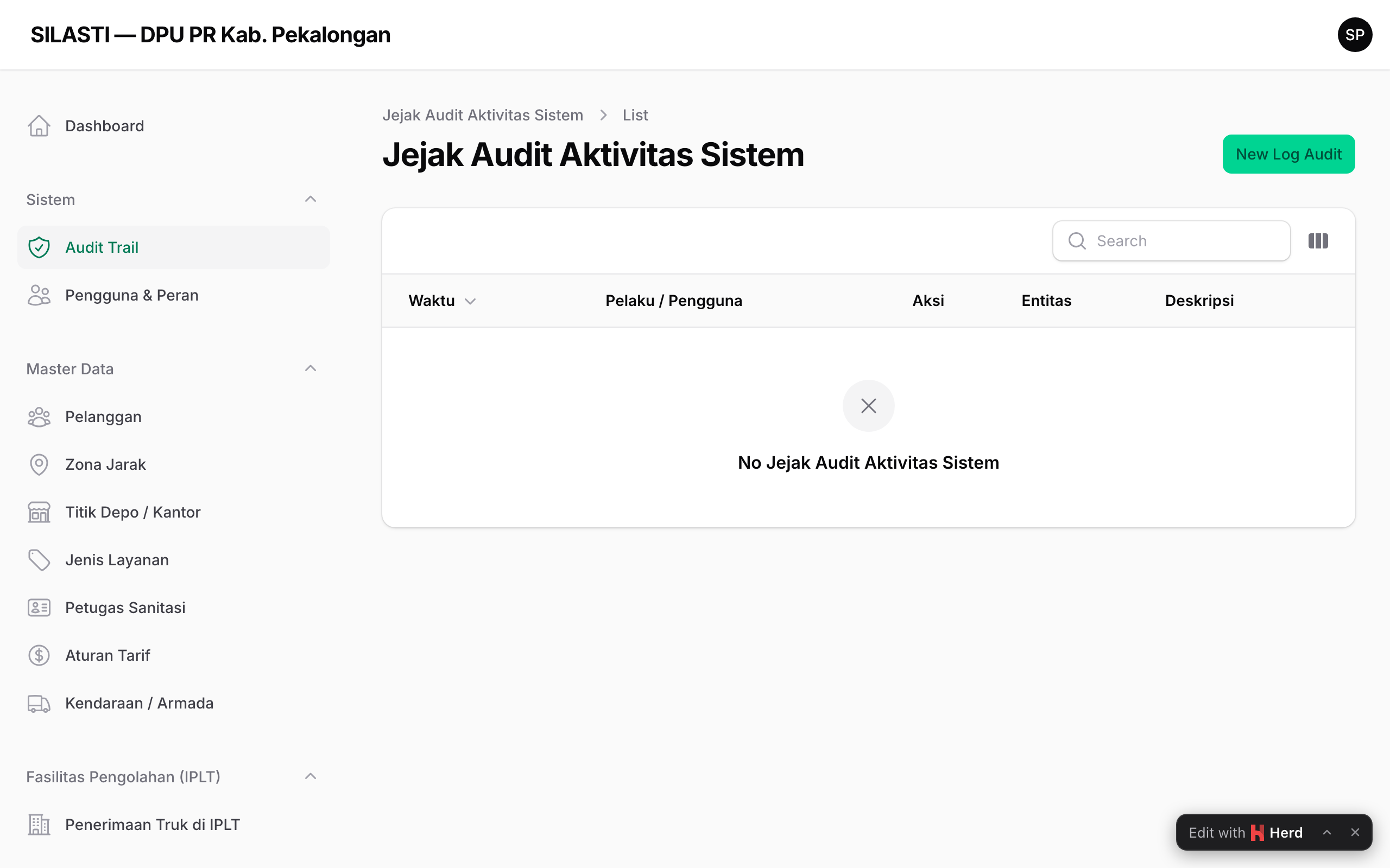 Audit Trail